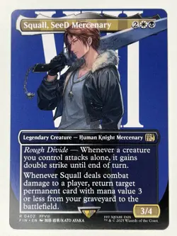 Squall, SeeD Mercenary (Borderless) R FINAL FANTASY 402 NM - Image 1