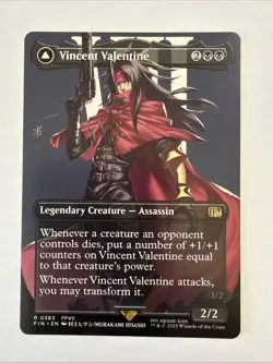 MTG Vincent Valentine (Borderless) English Final Fantasy FIN NM R0383 - Image 1