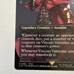 MTG Vincent Valentine (Borderless) English Final Fantasy FIN NM R0383 - Image 5