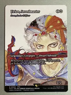 MTG / Firion, Swordmaster / FCA / #3 / Regular (Showcase) / Rare / NM - Image 1