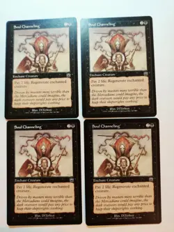 Soul Channeling x 4 Mercadian Masques Regular MTG Playset SP/NM - Image 1