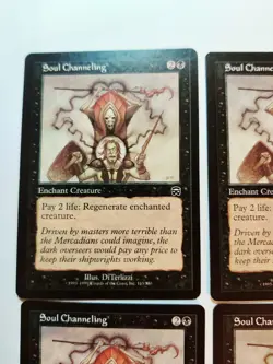 Soul Channeling x 4 Mercadian Masques Regular MTG Playset SP/NM - Image 2
