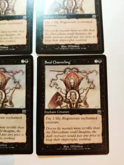 Soul Channeling x 4 Mercadian Masques Regular MTG Playset SP/NM - Image 5