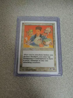 Vintage Magic the Gathering Kongming's Contraption's Rare Portal Three Kingdoms - Image 1