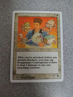 Vintage Magic the Gathering Kongming's Contraption's Rare Portal Three Kingdoms - Image 3