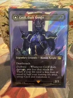 Cecil, Dark Knight (Borderless) (Surge Foil) Final Fantasy Foil - Image 1