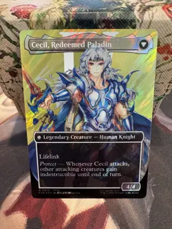 Cecil, Dark Knight (Borderless) (Surge Foil) Final Fantasy Foil - Image 2