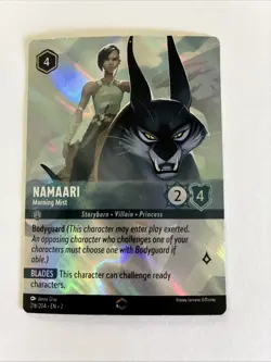 Disney Lorcana Namaari Morning Mist Enchanted Pack Fresh And Into Protection - Image 1