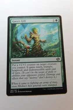 MTG Gaea's Gift x1- -The Brothers' War-Lightly Played - Image 1