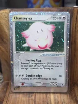 Pokemon Chansey ex 96/109 Ruby & Sapphire Holo Ultra Rare Basic 120 HP English - Image 1