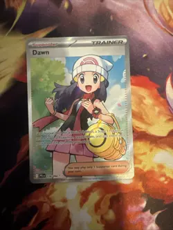 Pokemon Dawn Me02: Phantasmal Flames Trainer Full Art Holo 118/094 Ultra Rare - Image 1