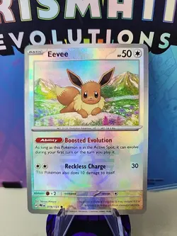 Eevee (Master Ball Pattern) 074/131 Holo - Pokemon SV: Prismatic Evolutions - Image 1