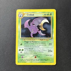 Pokemon Card Neo Revelation Crobat 4/64 Holo WOTC - Image 1