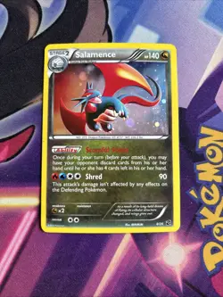 Salamence 8/20 - Cosmo Holo Promo - Dragon Vault - Pokemon Card - LP 2012 - Image 1