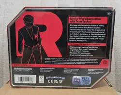 Pokemon TCG: Team Rocket’s Mewtwo EX Tin (2025) NEW SEALED SHIP FAST - Image 2