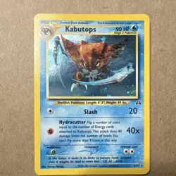 Pokemon Kabutops Neo Discovery 6/75 Holo Rare Unlimited 90 HP English Card 2001 - Image 1
