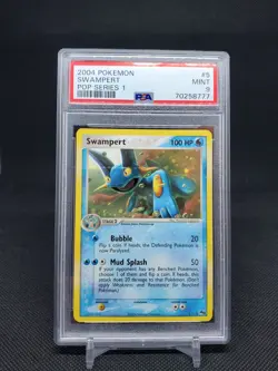 2004 Swampert 5/17 Pop Series 1 PSA 9 Mint Pokemon TCG - Image 1