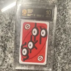 Pokemon Unown 2020 UNO Skip Graded Card 10+ Perfect - Image 1