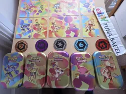 10 x Pokemon TCG 151 Mini Tin Complete Set *EMPTY NO BOOSTERS* Scarlet & Violet - Image 2