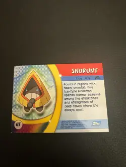 Snorunt #67 Pokemon 2004 Topps Advanced Challenge - Image 3