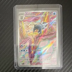 Pokemon TCG Arctibax 209/193 Sv02 Paldea Evolved Illustration Rare Full Art Holo - Image 1