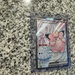Pokemon Lillie's Clefairy EX SVP 195 Journey Together Full Art Promo - Image 3