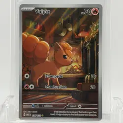 Pokemon TCG Mega Evolution Vulpix #138/132 Illustration Rare NM - Image 1