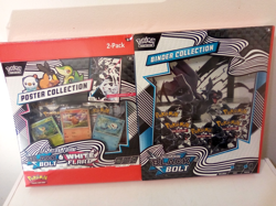 Pokemon Black Bolt White Flare Poster Collection + Black Binder NEW! - Image 1