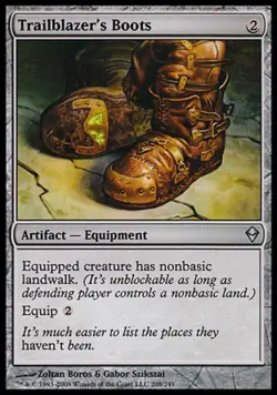 Trailblazer's Boots - Medium Play MTG Zendikar - Image 1