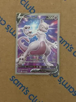 Mewtwo V SWSH229 Holo Promo Sword & Shield Promo Pokemon Near Mint - Image 1
