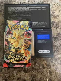VERY HEAVY! 22.88 Pokemon TCG Ascended Heroes Booster Pack (SEALED) - Image 1