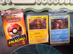 Pokemon Detective Pikachu Bundle Sealed Pack SM190 Pikachu SM199 Psyduck Promo - Image 1