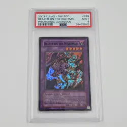 2003 REAPER on the NIGHTMARE Vintage YUGIOH HOLO PGD-078 PSA 9 - Image 2