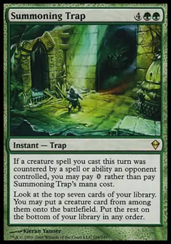 Summoning Trap - Medium Play MTG Zendikar - Image 1
