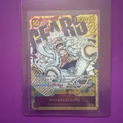 One Piece TCG OP05-119 Monkey D. Luffy Gear 5 Parallel SEC Alt Art English - Image 1