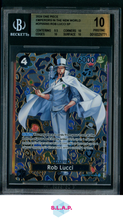 ROB LUCCI SP 2024 ONE PIECE EMPERORS IN THE NEW WORLD OP05093 BGS PRISTINE 10 - Image 1