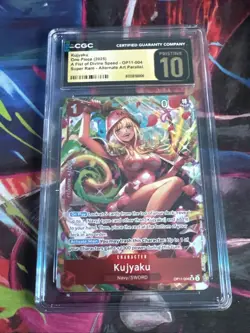 Kujyaku #004 2025 One Piece Op11-A Fist Of Divine Speed Pristine 10 Cgc Alt Art - Image 1