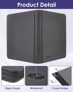 576 Cards Trading Card Album Card Binder Card Folder Card Game Collection Binder - Image 5