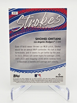 Shohei Ohtani 2024 Topps Chrome Strokes #S-2 Dodgers - Image 2