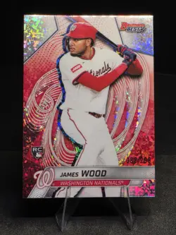 2025 Bowman's Best - James Wood #24 Mini-Diamond Refractor /299 (RC) - Image 1