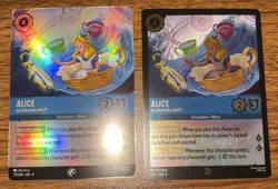 DISNEY Lorcana TCG FABLED ALICE Adrift Epic Foil 217/204 & Promo 2/P3 English - Image 1