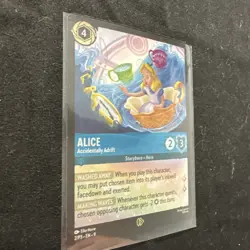 Alice Accidentally Adrift (Epic) Holo 2/P3 English Mint Condition Disney Lorcana - Image 2
