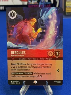 Disney Lorcana Hercules Spectral Demigod 214/204 Epic Rare Winterspell Foil NM - Image 1
