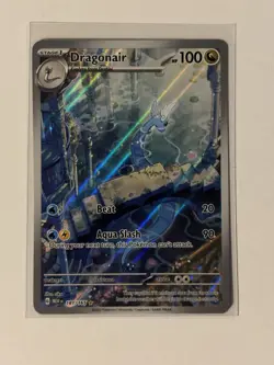 Pokemon TCG Dragonair Illustration Rare Card 181/165 Scarlet - Image 1