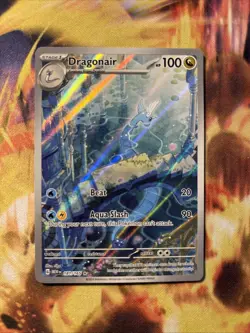 Pokemon TCG Dragonair Scarlet & Violet 151 Card 181/165 Holo Illustration Rare - Image 1