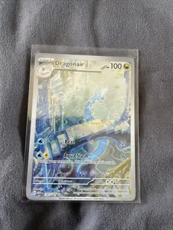 Pokemon TCG Dragonair English Card 181/165 Scarlet Violet 151 Illustration Rare - Image 1