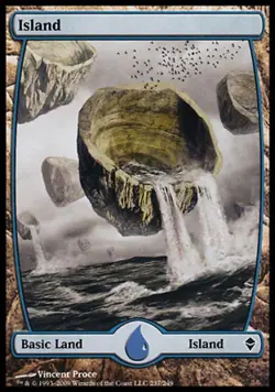 Island (237) - Medium Play MTG Zendikar - Image 1
