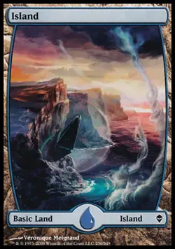Island (236) - Medium Play MTG Zendikar - Image 1