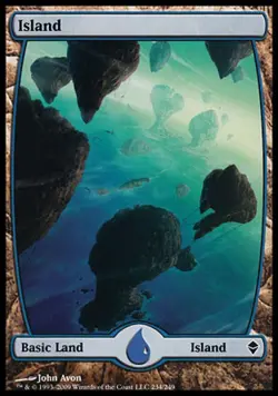 Island (234) - Medium Play MTG Zendikar - Image 1