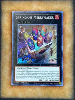 Yugioh Springans Merrymaker LIOV-EN041 Super Rare 1st Ed NM - Image 1
